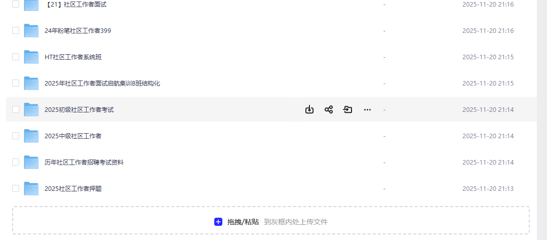 社区工作者2资源合集